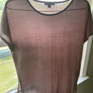Shimmering tunic shirt